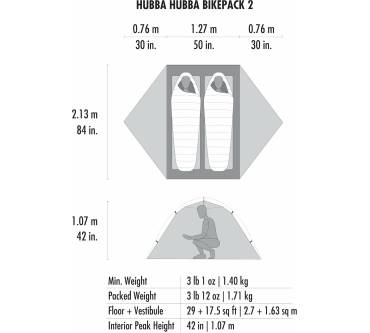 Produktbild MSR Hubba Hubba Bikepack 2