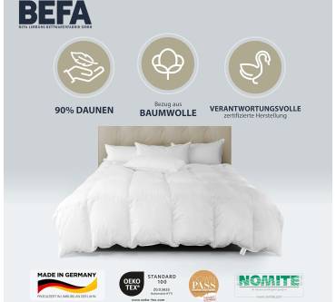 Produktbild BEFA NATUR Daunendecke Sommer