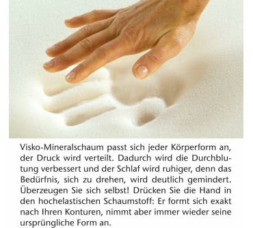 Produktbild maxVitalis Visko-Mineralschaum Wendeauflage