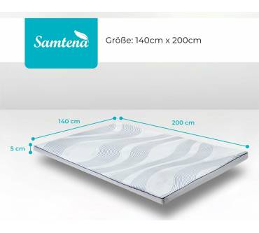 Produktbild Samtena Gelschaum Matratzen Topper Premium