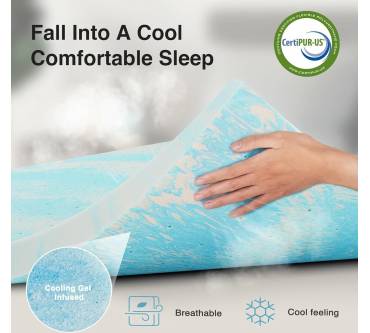 Produktbild Novilla Memory-Foam-Matratzenauflage (7,6 cm)