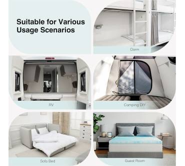 Produktbild Novilla Memory-Foam-Matratzenauflage (7,6 cm)