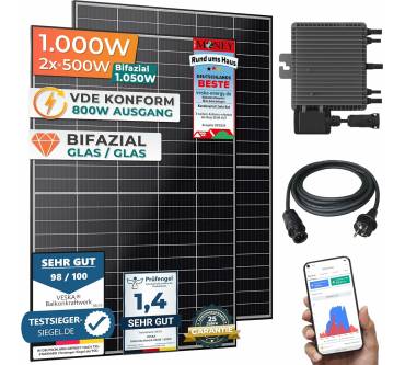 Produktbild VESKA Balkonkraftwerk 1000W