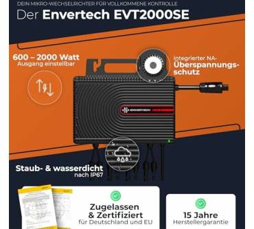 Produktbild Solarway 2000W Balkonkraftwerk