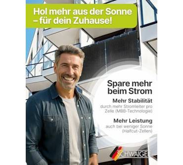 Produktbild Schwaiger Solarmodul 2er Set Slim-Line 400Wp