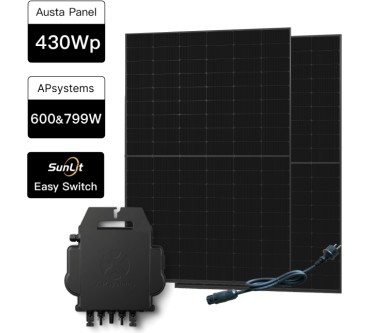 Produktbild Sunlit 600-799W SunLit Easy Switch Balkonkraftwerk (APsys / Austa)