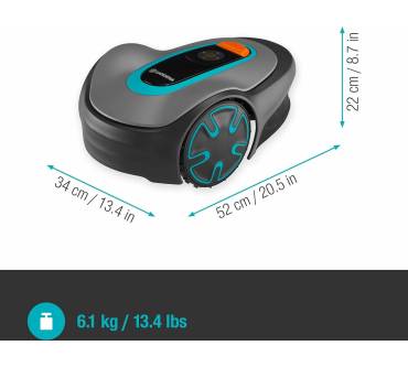 Produktbild Gardena Sileno minimo (350 m²)