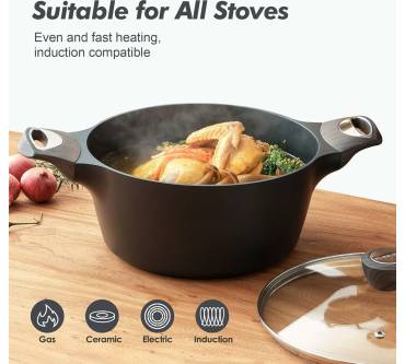 Produktbild Sensarte Antihaftbeschichteter Suppentopf mit Deckel