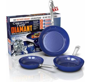 Produktbild Ceraflon Prestige Diamant 3er Pfannenset