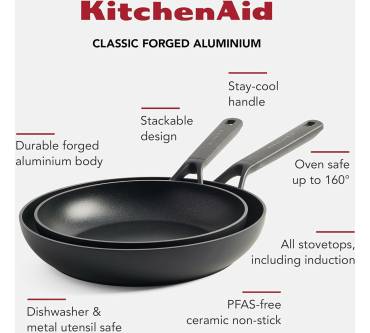 Produktbild KitchenAid Classic Forged Bratpfannen-Set (3-tlg.)