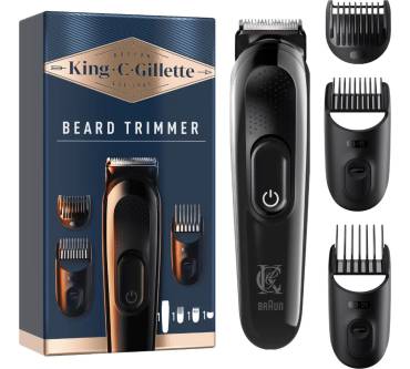 Produktbild Gillette King C. Gillette Barttrimmer mit 3 Kammaufsätzen