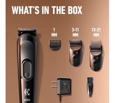 Produktbild Gillette King C. Gillette Barttrimmer mit 3 Kammaufsätzen