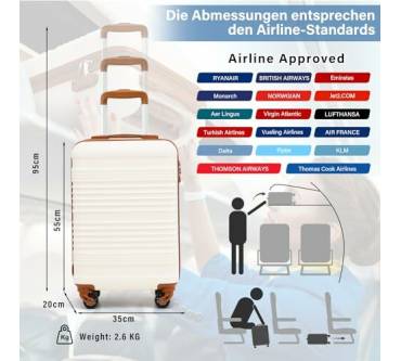 Produktbild Coolife Hartschalen-Koffer  DE000115
