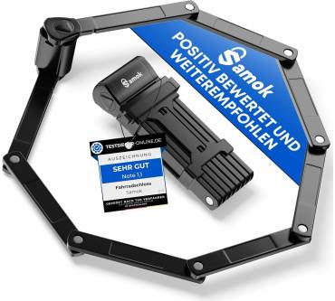 Produktbild Samok Faltschloss 120 cm mit Schlüssel