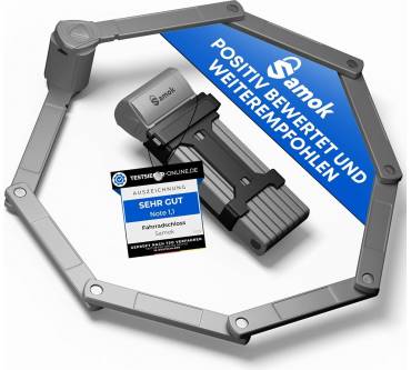 Produktbild Samok Faltschloss 120 cm mit Schlüssel