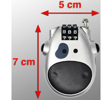 Produktbild Samok Handliches Kabel-Schloss mit 3-stelligem Zahlencode
