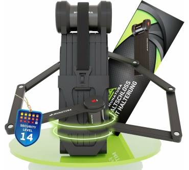 Produktbild Munatura Faltschloss Diebstahlsicher 120 cm