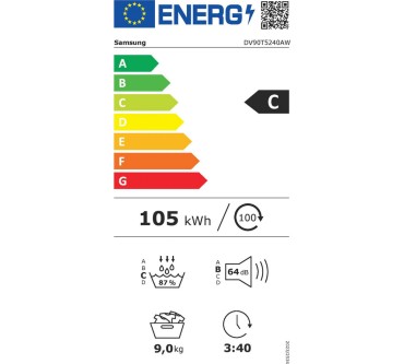 Produktbild Samsung DV90T5240AW/S2 DV5000T