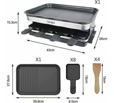 Produktbild HengBO Raclette Grill für 6-8 Personen