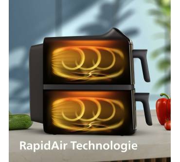 Produktbild Philips Airfryer 4000 Series Stacked Dual Basket NA460/00