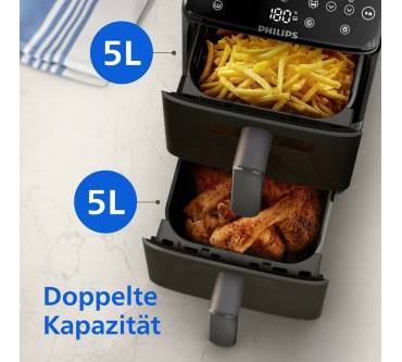 Produktbild Philips Airfryer 4000 Series Stacked Dual Basket NA460/00