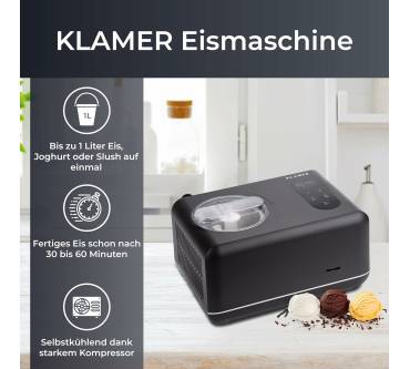Produktbild Klamer Eismaschine 1,5L Pro