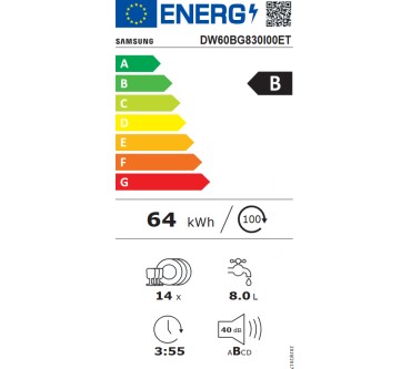 Produktbild Samsung DW60BG830I00ET DW8700B
