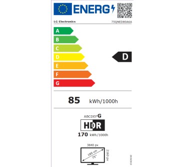 Produktbild LG 75QNED80A6A