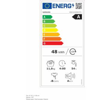 Produktbild Samsung WW11DG5B25TEEG WW5000D