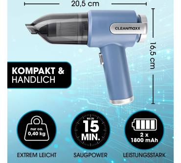 Produktbild Clean Maxx 2in1 Akku-Handstaubsauger (15509)