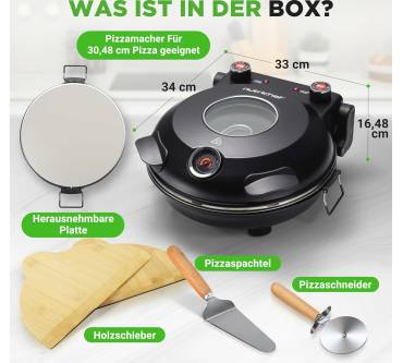 Produktbild NutriChef Pizzaofen