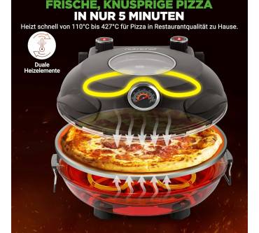 Produktbild NutriChef Pizzaofen