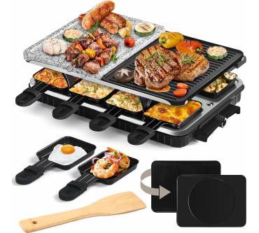 Produktbild HengBO 3-in-1 Raclette Grill 8 Personen