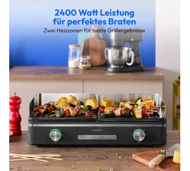 Produktbild Medion Life Tischgrill mit Dual-Zonen-System (MD 12027)