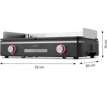 Produktbild Medion Life Tischgrill mit Dual-Zonen-System (MD 12027)