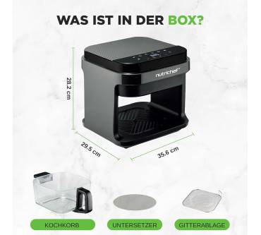 Produktbild NutriChef Heißluftfritteuse 5,5 L