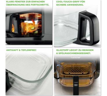 Produktbild NutriChef Heißluftfritteuse 5,5 L
