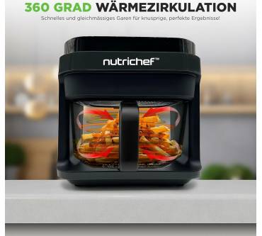 Produktbild NutriChef Heißluftfritteuse 5,5 L