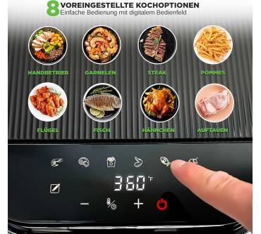 Produktbild NutriChef Heißluftfritteuse 5,5 L