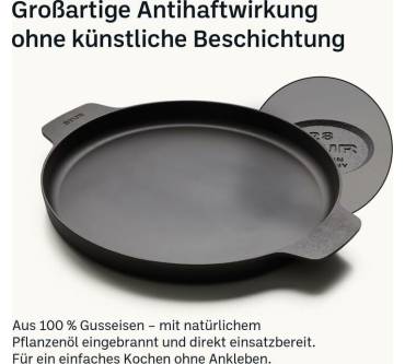 Produktbild Stur Gusseisenpfanne Flach