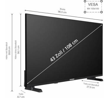 Produktbild Telefunken QU43VP750S
