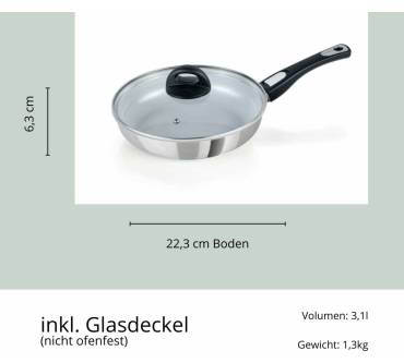 Produktbild Genius Cerafit Steel Bratpfanne