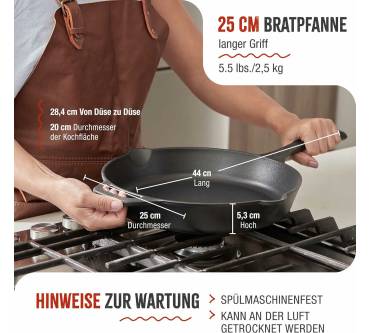 Produktbild VICTORIA Emaillierte Gusseisenpfanne