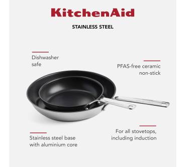 Produktbild KitchenAid Stainless Steel Pfannenset