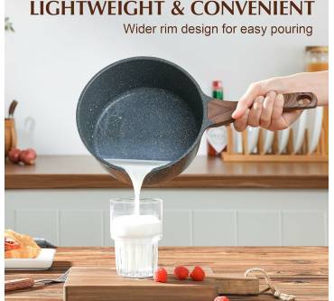 Produktbild Sensarte Antihaft-Kasserolle mit Deckel (18 cm)