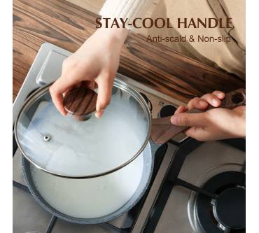 Produktbild Sensarte Antihaft-Kasserolle mit Deckel (18 cm)