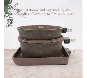 Produktbild AIKENBBKK Keramik Topf- und Pfannenset 6-teilig