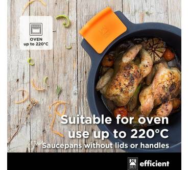 Produktbild Bra Efficient Hoher Kochtopf mit Glasdeckel