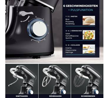 Produktbild Fentic Küchenmaschine mit Nudelmaschine 2000W