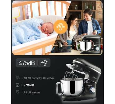 Produktbild Fentic Küchenmaschine mit Nudelmaschine 2000W